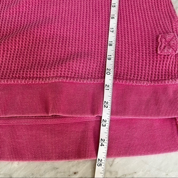 Anthropologie Saturday Sunday Thermal Top - Pink - S - LAST CHANCE DONATING SOON - Picture 5 of 9
